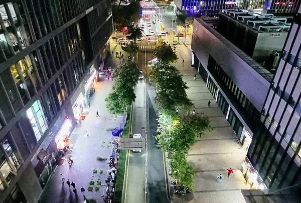 洲明“无人机+智慧杆+光显平台”示范生态场景 落地深圳南山(图1)