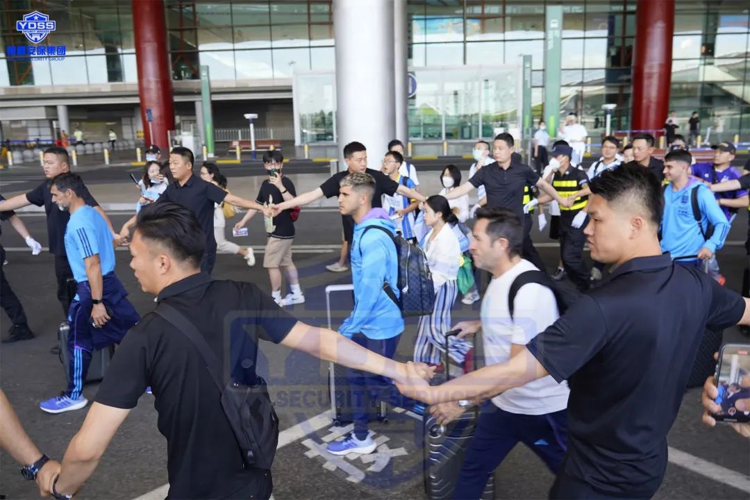 北京银盾保安服务公司护航2023阿根廷VS澳大利亚 国际足球邀请赛梅西中国行